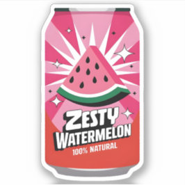 Kawaii Niedlich Fun Frucht Wassermelone Juice Drin Aufkleber