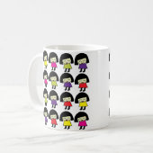 Kawaii Niedlich Girls Kawaii Kaffeetasse (Vorderseite Links)