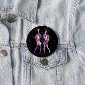 Kawaii Niedlich Harajuku Dancing Anime Girls Button (Beispiel)