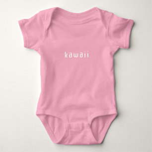 Kawaii Niedlich in japanisch-rosa Girl Baby Strampler