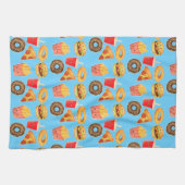 Kawaii Niedlich Junk Food Geschirrtuch (Horizontal)