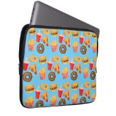 Kawaii Niedlich Junk Food Laptopschutzhülle (Vorne Rechts)