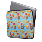 Kawaii Niedlich Junk Food Laptopschutzhülle (Vorderseite Links)