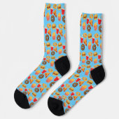 Kawaii Niedlich Junk Food Socken (Linkes Detail)