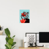 Kawaii Niedlich Monster Kids Poster (Heimbüro)