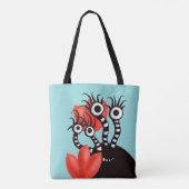Kawaii Niedlich Monster Kids Tasche (Rückseite)