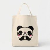 Kawaii Niedlich Panda T - Shirt Tragetasche (Vorne)