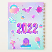 Kawaii Niedlich Pastel Goth 2022 Planer (Rückseite)