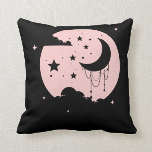 Kawaii Niedlich Pastel Goth Moon Kissen
