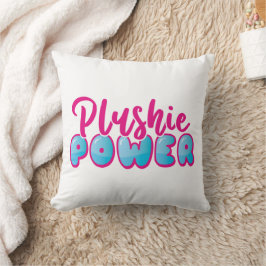 Kawaii Niedlich Pink Blue Plushie Power Kissen