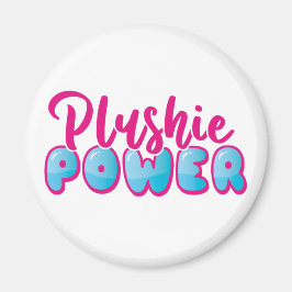 Kawaii Niedlich Pink Blue Plushie Power Magnet