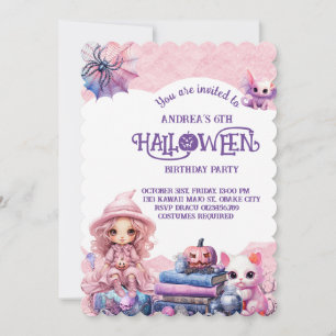 Kawaii Niedlich Pink Geburtstag Einladung