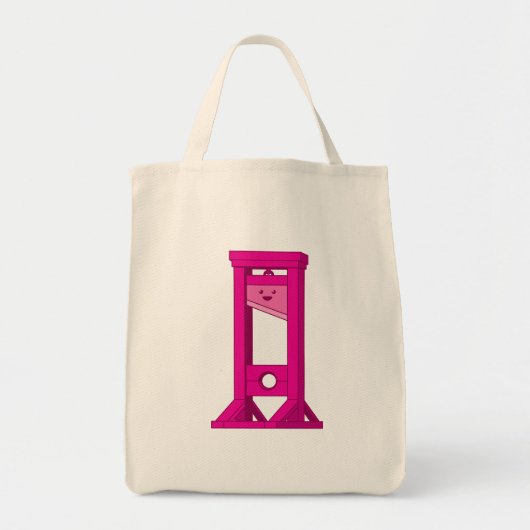 Kawaii Niedlich Pink Guillotine Tote Bag Tragetasche (Vorne)