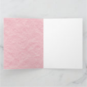 Kawaii Niedlich Pink Halloween Karte (Innenseite)