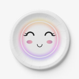 Kawaii Niedlich Smile Paper Plate Pappteller
