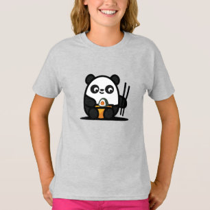 Kawaii Niedlich Sushi Panda T - Shirt