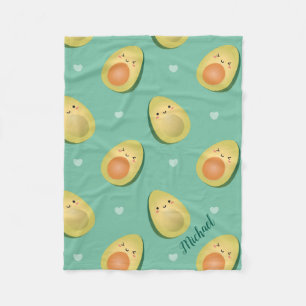 Kawaii niedliche Avocados ließen uns Avocuddle Fleecedecke