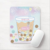 Kawaii Niedliche Blase Pearl Milk Teatro Sociale B Mousepad (Mit Mouse)