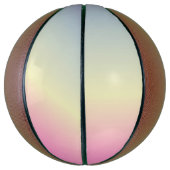 Kawaii niedliche Einhorn-Rosa-Pastellfarben Basketball (Vertikal)