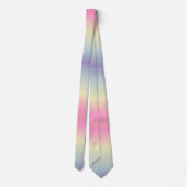 Kawaii niedliche Einhorn-Rosa-Pastellfarben Krawatte (Rückseite)