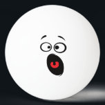Kawaii Niedliche Funny Face. Emoji. Emoticon. Tischtennisball<br><div class="desc">Abrufbar unter: http://www.zazzle.com/produkto</div>