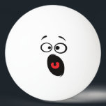 Kawaii Niedliche Funny Face. Emoji. Emoticon. Tischtennisball<br><div class="desc">Abrufbar unter: http://www.zazzle.com/produkto</div>