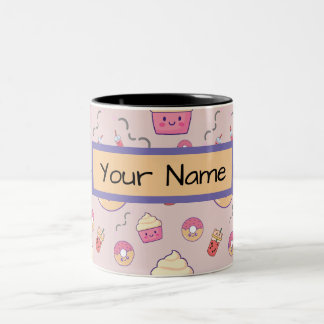 Kawaii Niedliche Geschenke Personalisiert Geburtst Zweifarbige Tasse