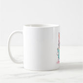 Kawaii niedliche Katze mit Buch Kaffeetasse (Links)