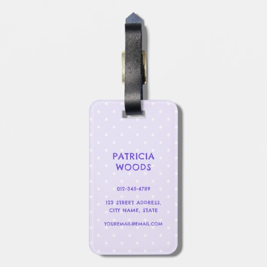 Kawaii Niedliche Katze mit Milchkasten Cartoon Gepäckanhänger (Rückseite vertikal)