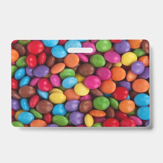 Kawaii niedliche Süßigkeiten Regenbogenfarben Scho Ausweis (Vorderseite)