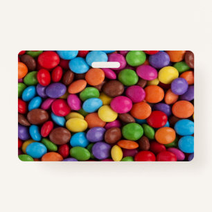 Kawaii niedliche Süßigkeiten Regenbogenfarben Scho Ausweis