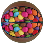 Kawaii niedliche Süßigkeiten Regenbogenfarben Scho Basketball (Vorderseite)