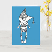 Kawaii niedliche Zeichentrickfigurenkarten Karte (Gelbe Blume)