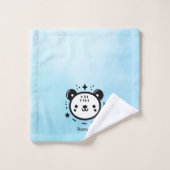 Kawaii niedlicher Bärenrand - Kawaii Minimalistisc Badhandtuch Set (Waschlappen)