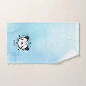 Kawaii niedlicher Bärenrand - Kawaii Minimalistisc Badhandtuch Set (Handtuch)