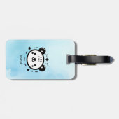 Kawaii niedlicher Bärenrand - Kawaii Minimalistisc Gepäckanhänger (Rückseite horizontal)