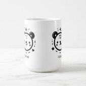 Kawaii niedlicher Bärenrand - Kawaii Minimalistisc Kaffeetasse (Mittel)