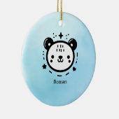 Kawaii niedlicher Bärenrand - Kawaii Minimalistisc Keramik Ornament (Rechts)