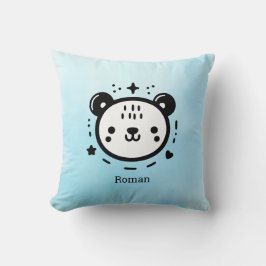 Kawaii niedlicher Bärenrand - Kawaii Minimalistisc Kissen