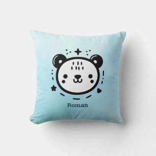 Kawaii niedlicher Bärenrand - Kawaii Minimalistisc Kissen