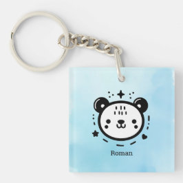 Kawaii niedlicher Bärenrand - Kawaii Minimalistisc Schlüsselanhänger
