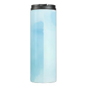 Kawaii niedlicher Bärenrand - Kawaii Minimalistisc Thermosbecher (Rückseite)