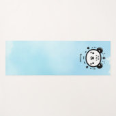 Kawaii niedlicher Bärenrand - Kawaii Minimalistisc Yogamatte (Vorderseite (Horizontal))