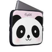 Kawaii Niedlicher Cartoon Panda Bear Individuelle Laptopschutzhülle (Vorne Rechts)