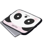 Kawaii Niedlicher Cartoon Panda Bear Individuelle Laptopschutzhülle (Vorne Knopf)