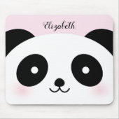 Kawaii Niedlicher Cartoon Panda Bear Individuelle Mousepad (Vorne)