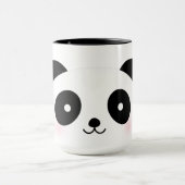 Kawaii Niedlicher Cartoon Panda Bear Individuelle  Tasse (Zentrum)