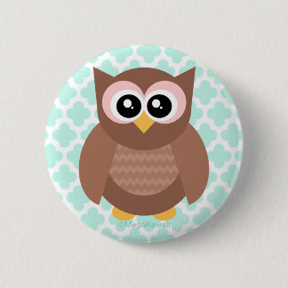 Kawaii niedlicher Eulen-Knopf Button