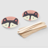 Kawaii Niedlicher kleiner Welpenhund. Husky. Fächer (Non-assembled)