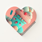 Kawaii-niedliches Eis Notizblock (Rückseite)